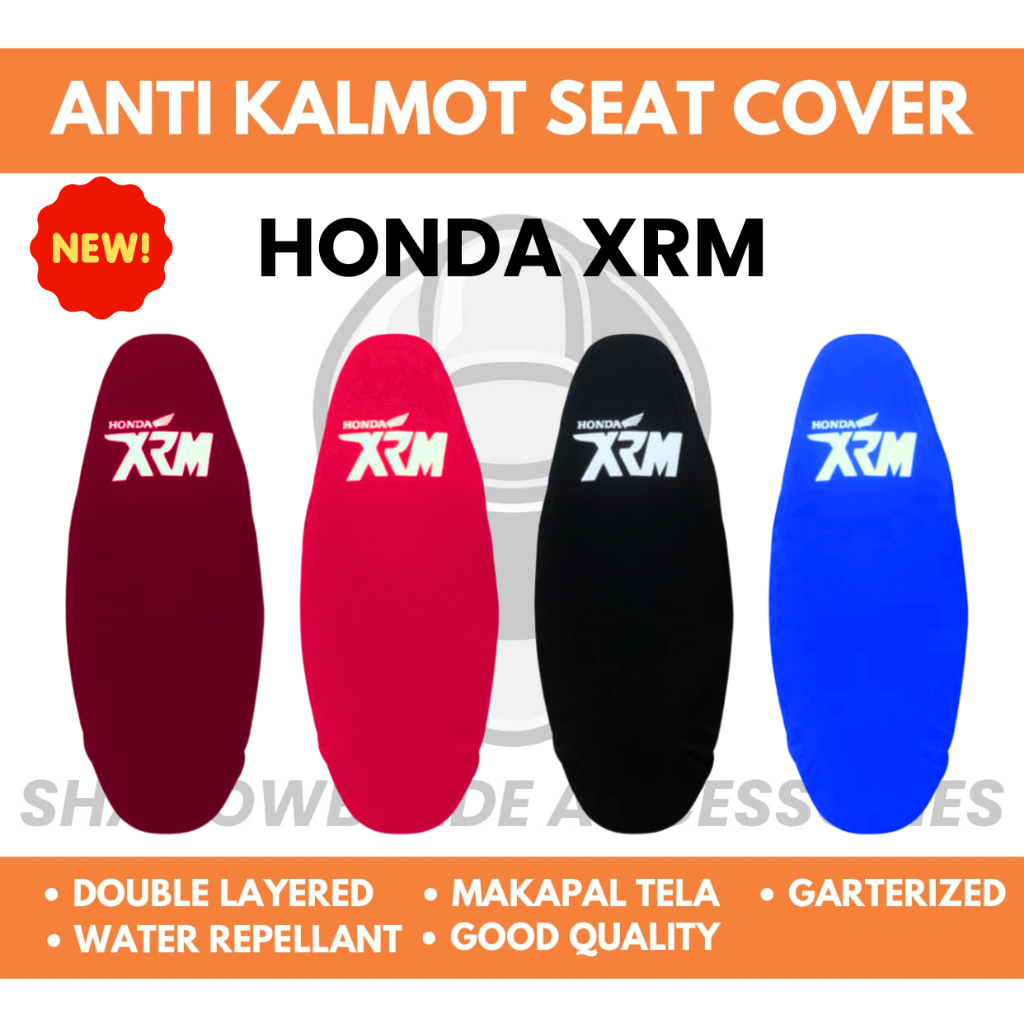 HONDA XRM 110/125 ANTI KALMOT SEAT COVER MOTORCYCLE MAKAPAL TELA, WATER ...