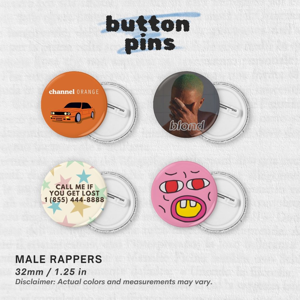 Male Rappers 32mm/1.25