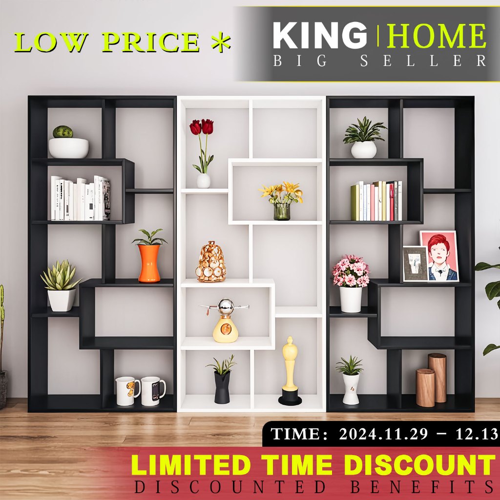 KING HOME Multi layer storage rack, wall mounted bookshelf ...