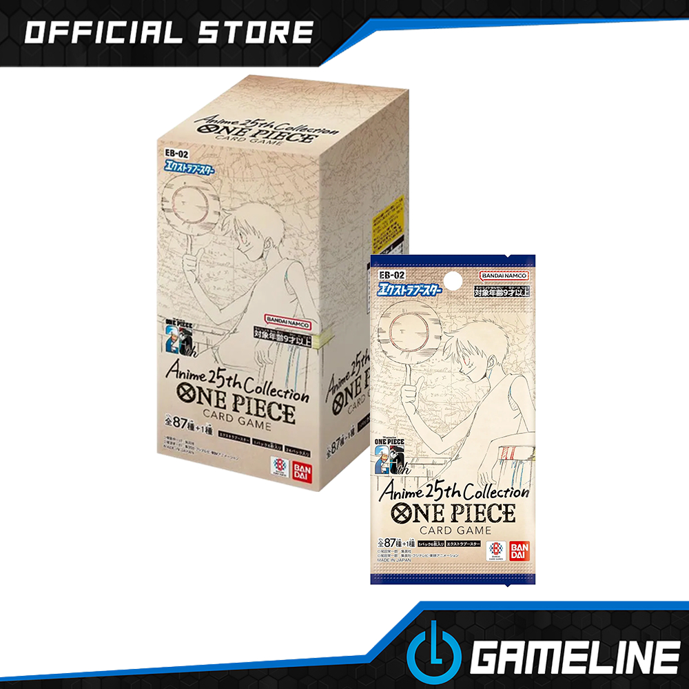 One Piece TCG JPN Booster Box - Extra Booster Anime 25th Collection -  [EB-02] (24 Packs) | Shopee Philippines