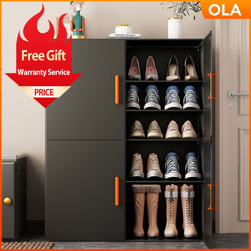 OLA Stackable Shoe Cabinet Dustproof Shoes Storage Durable High ...