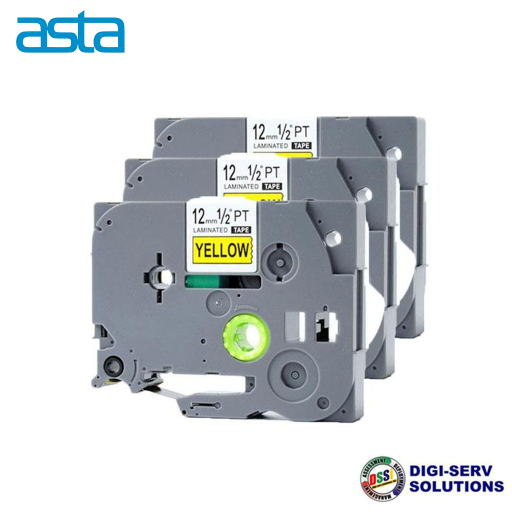 ASTA 3pcs.TZ-631 Label Tapes for Brother P-touch Label Printer 12mm ...
