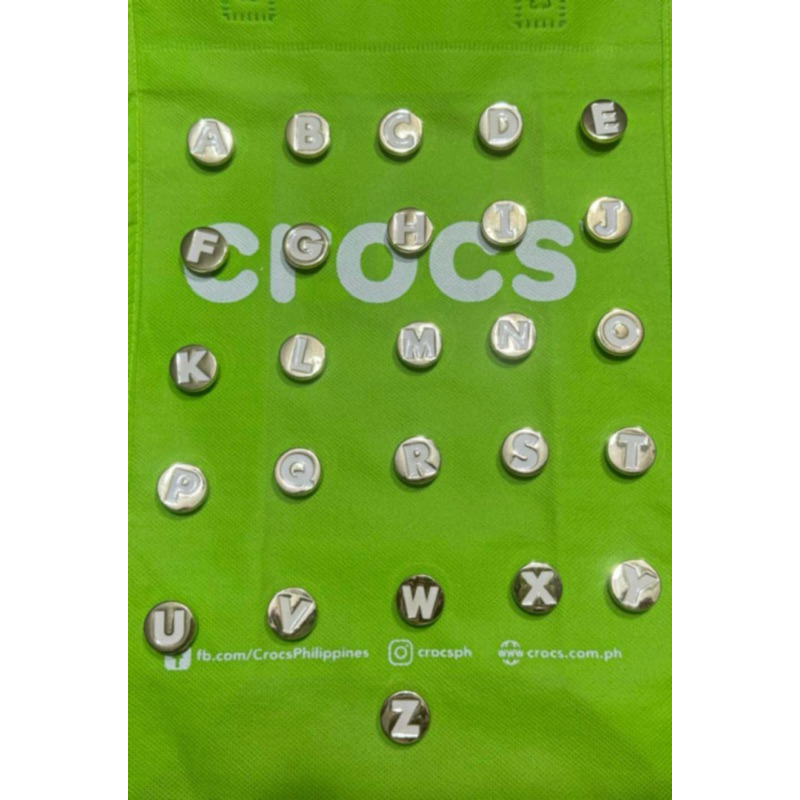 Letter Jibbitz Gold | Orig | Clogs Accessories | Shopee Philippines