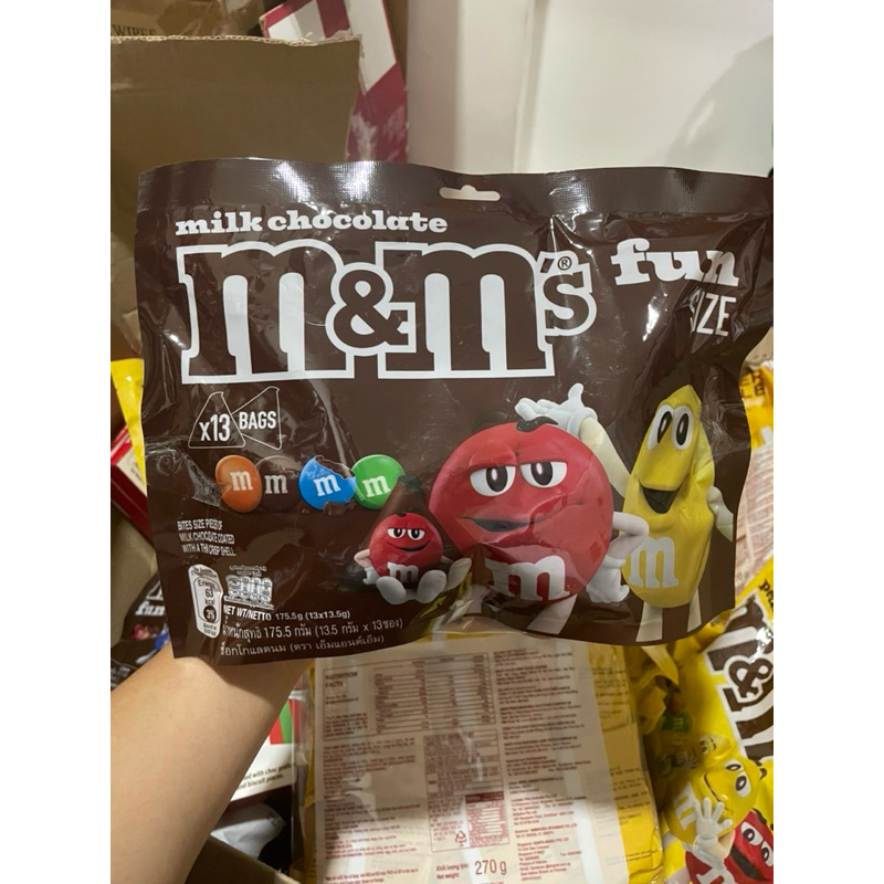 M&M's Milk Chocolate / Peanut Chocolate Funsize 175.5g | Imported ...