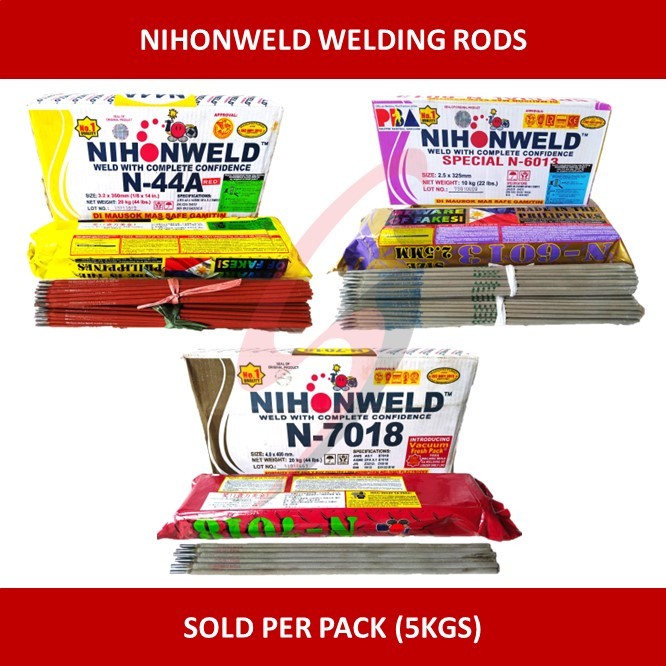 [PER 5KG] Nihonweld Welding Rod | N-6013 3/32” 2.5mm, N-44A 1/8” 3.2mm ...