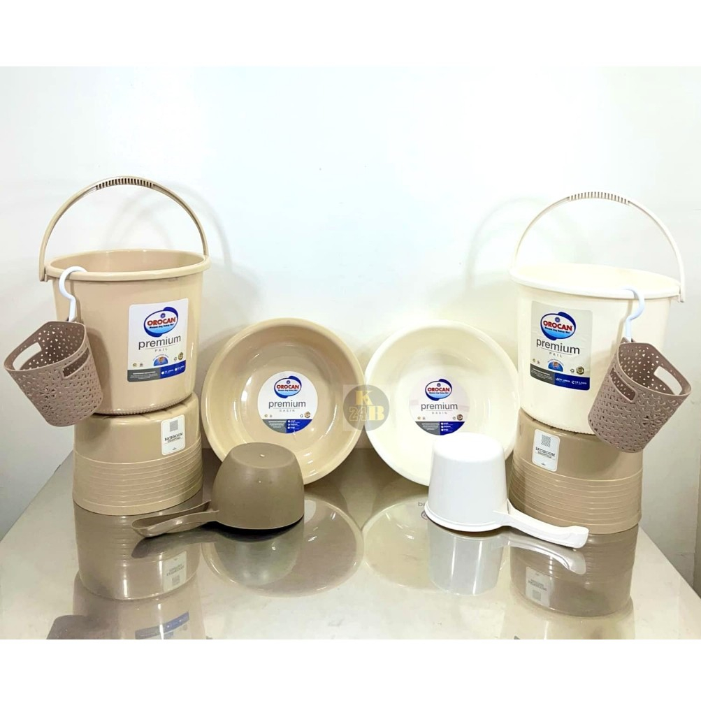 Laudry Set Essential /Set of Pail, Basin, Stool and Dipper with Free ...