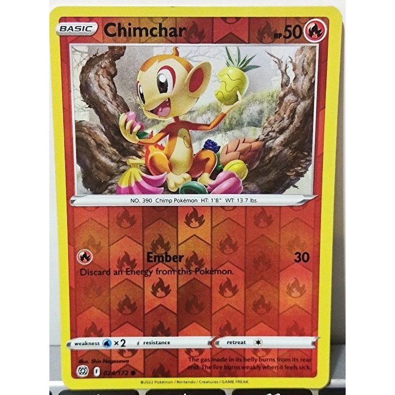 Chimchar , Monferno and Infernape Pokemon Cards TCG (4th Gen STARTER Pokemon)  | Shopee Philippines