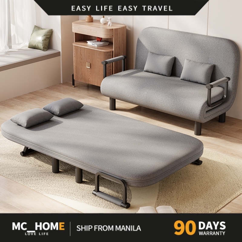 MC&HOME Double Sofa Bed 120CM Removable Washable Folding Office Lunch ...