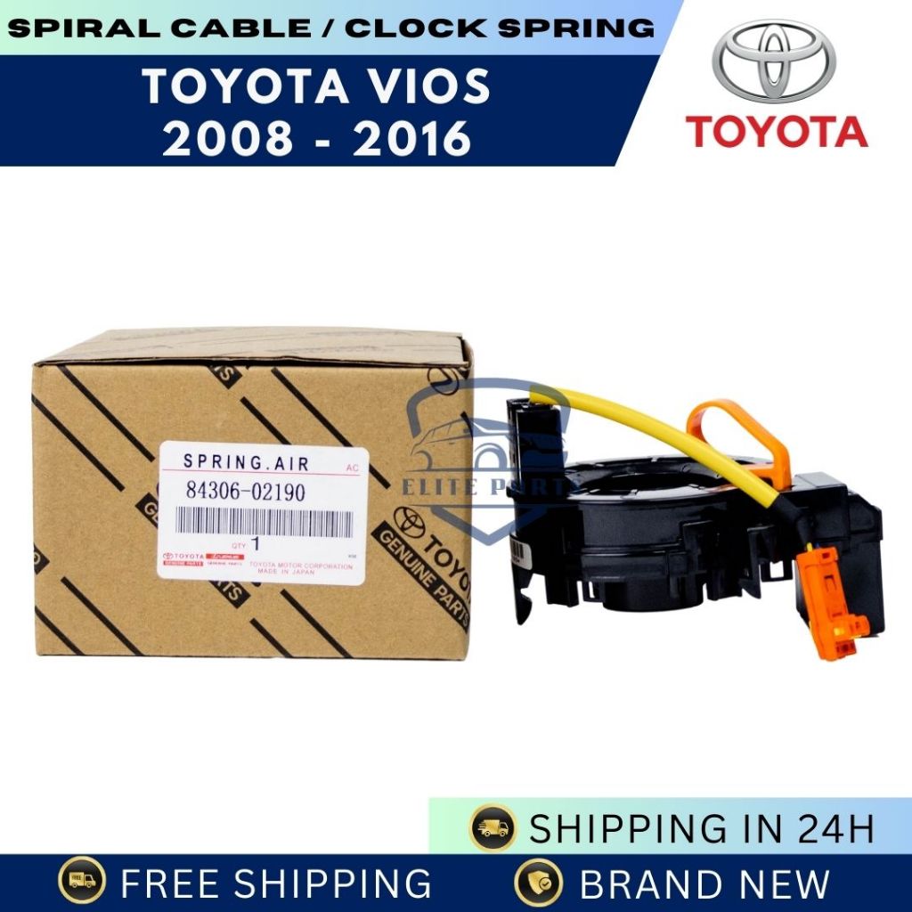 SPIRAL CABLE / CLOCK SPRING for TOYOTA VIOS 2008-2016 / 84306-02190 ...