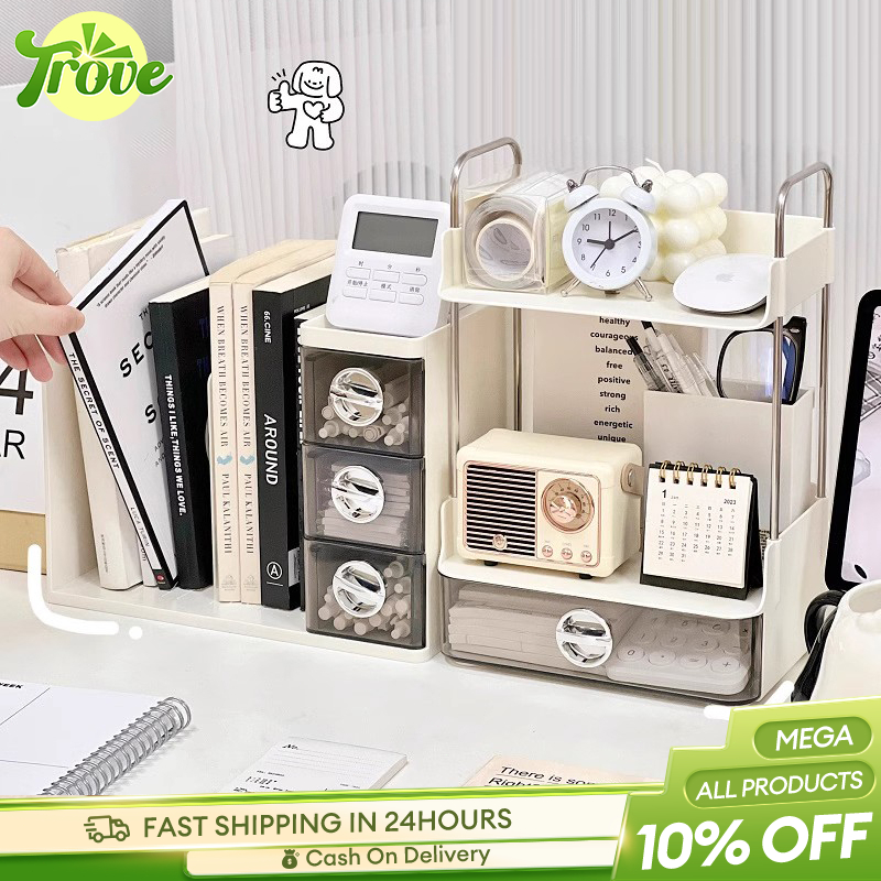 TROVE Stationary Storage Organizer Mini Drawer Desk Organizer Desktop ...