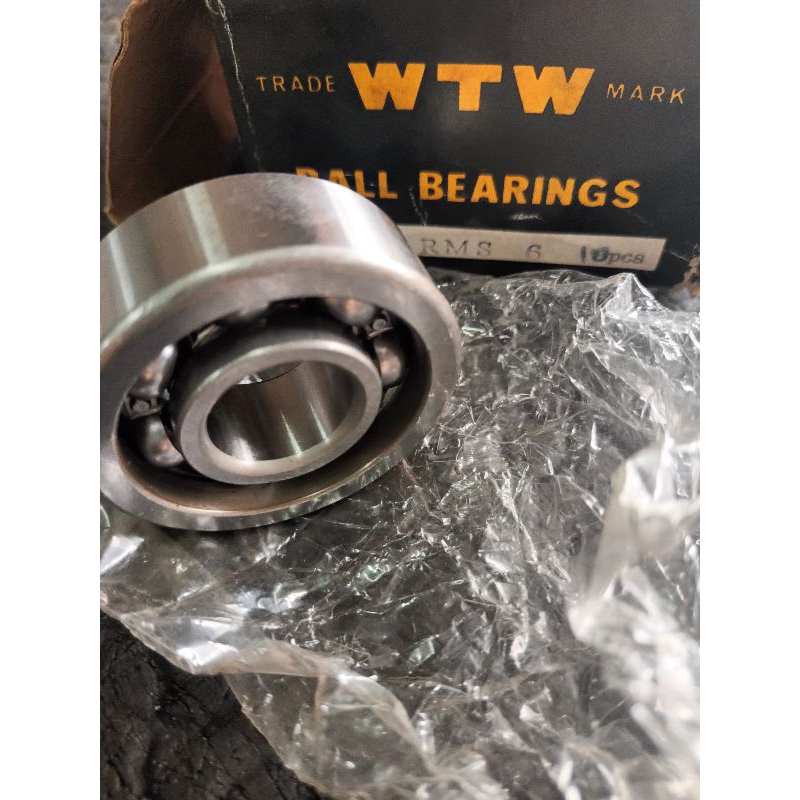 GENUINE Japan made Ball Bearing RMS6 RMS 6 RMS-6 Open type WTW brand ...