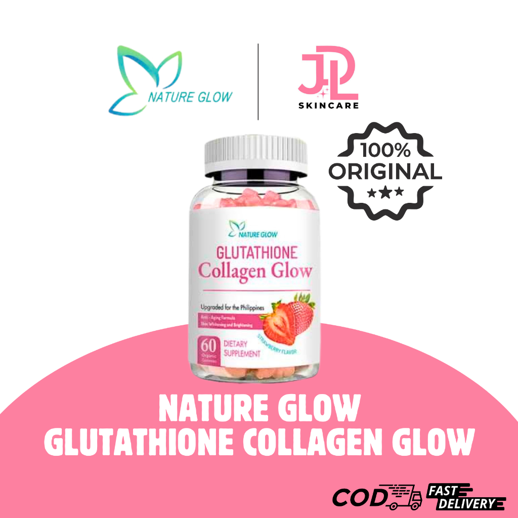 NATURE GLOW Glutathione Collagen Glow Gummies | Shopee Philippines
