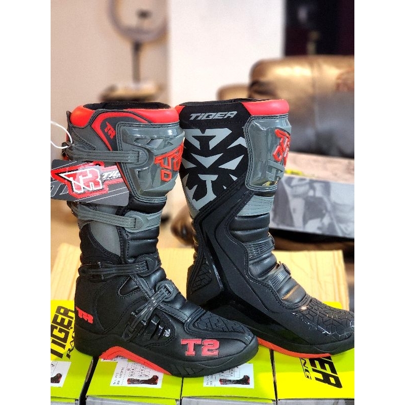 Tiger Motocross Boots Original Kid size euro 35 36 37 | Shopee Philippines