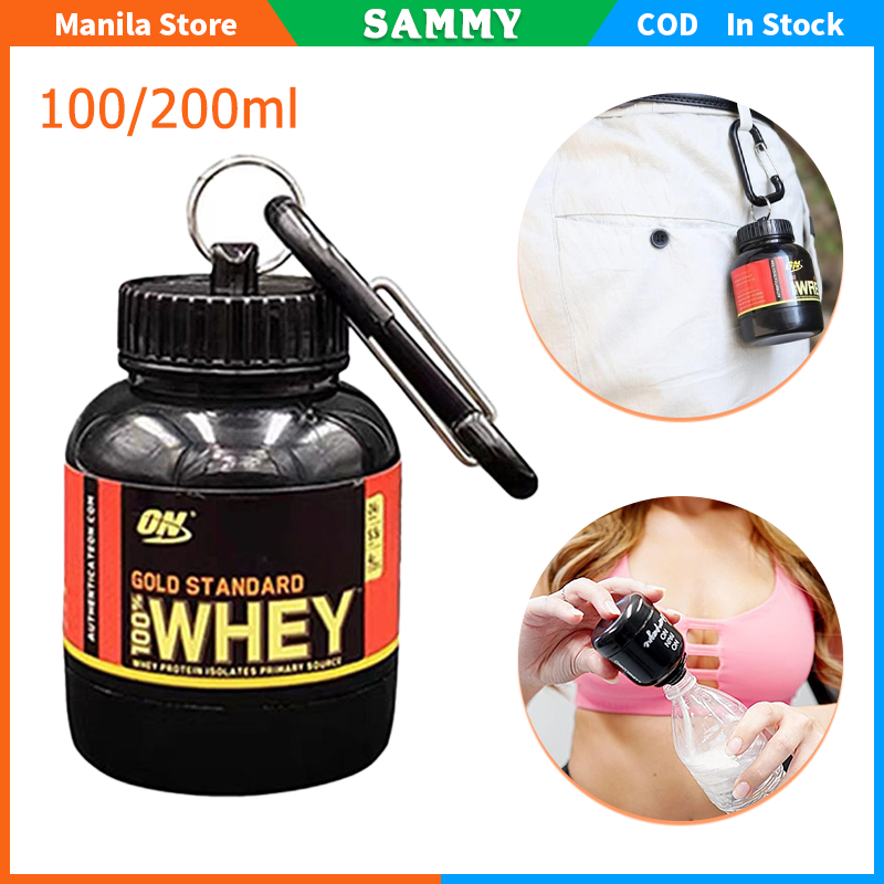 Outdoor Sport Mini Portable Protein Container Powder Bottle With ...
