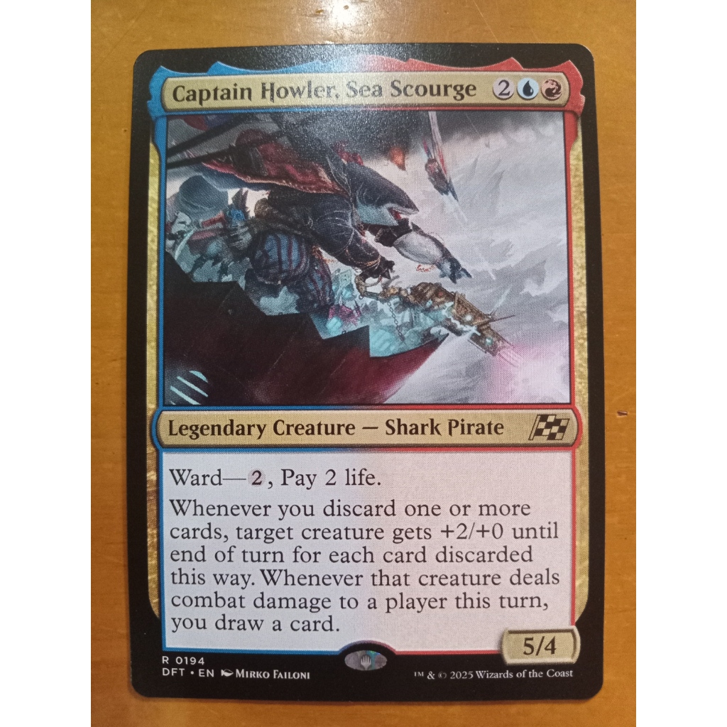 MTG Captain Howler, Sea Scourge Rare DFT Aetherdrift Magic the ...