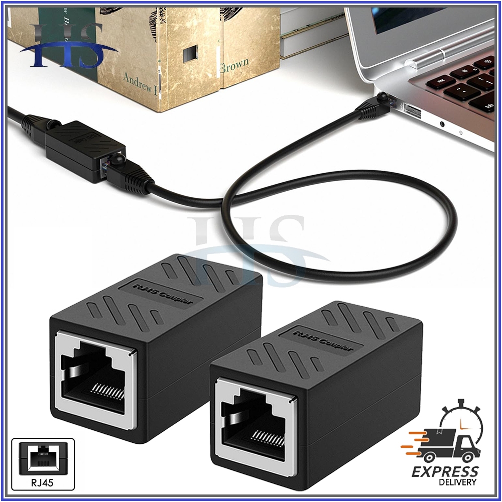 rj45 ethernet cable adapter connector LAN Cable Connector Female To ...