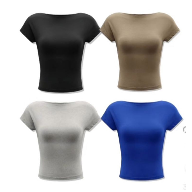 T-shirt Double Lining Tops Womenswear | Shopee Philippines