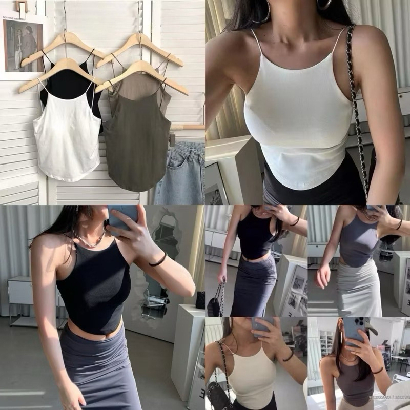 JENNER String Top Double Lining Croptop For Women | Shopee Philippines