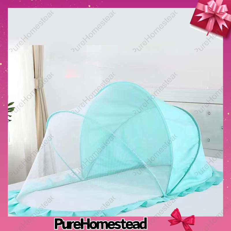 PureHomestead Foldable Mosquito Net for Baby Lightweight Kulambo Family ...