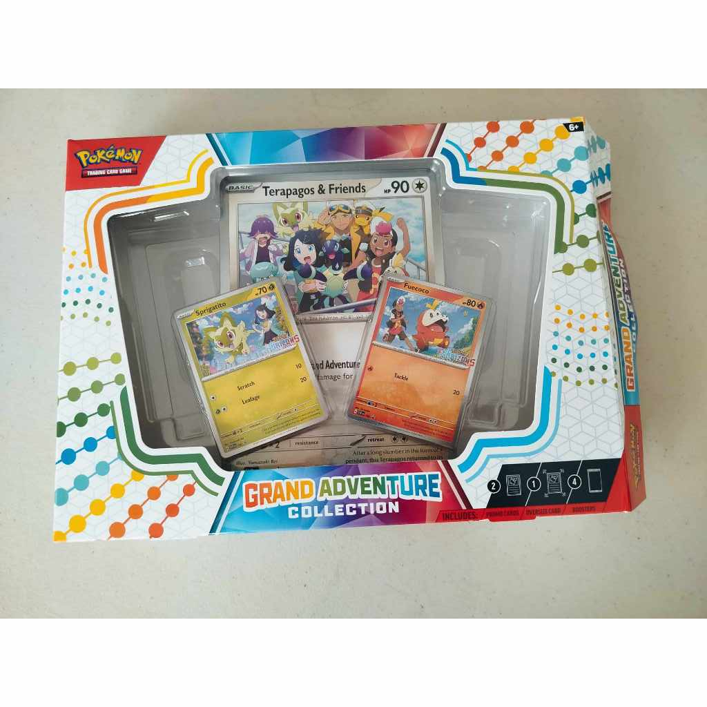 Pokemon TCG Grand Adventure Collection No Packs Included | Shopee ...