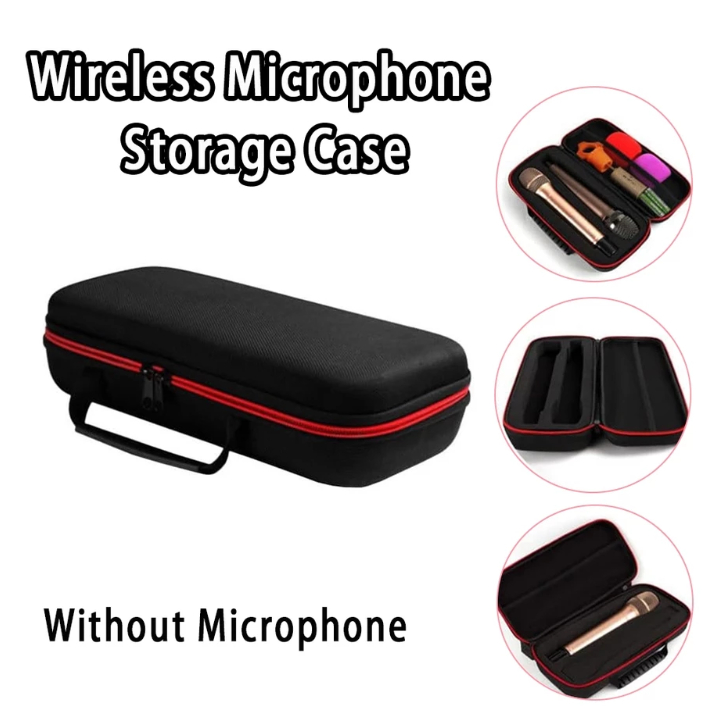 Univrsal Mic box Portable Wireless Microphone Storage Bag Eva ...