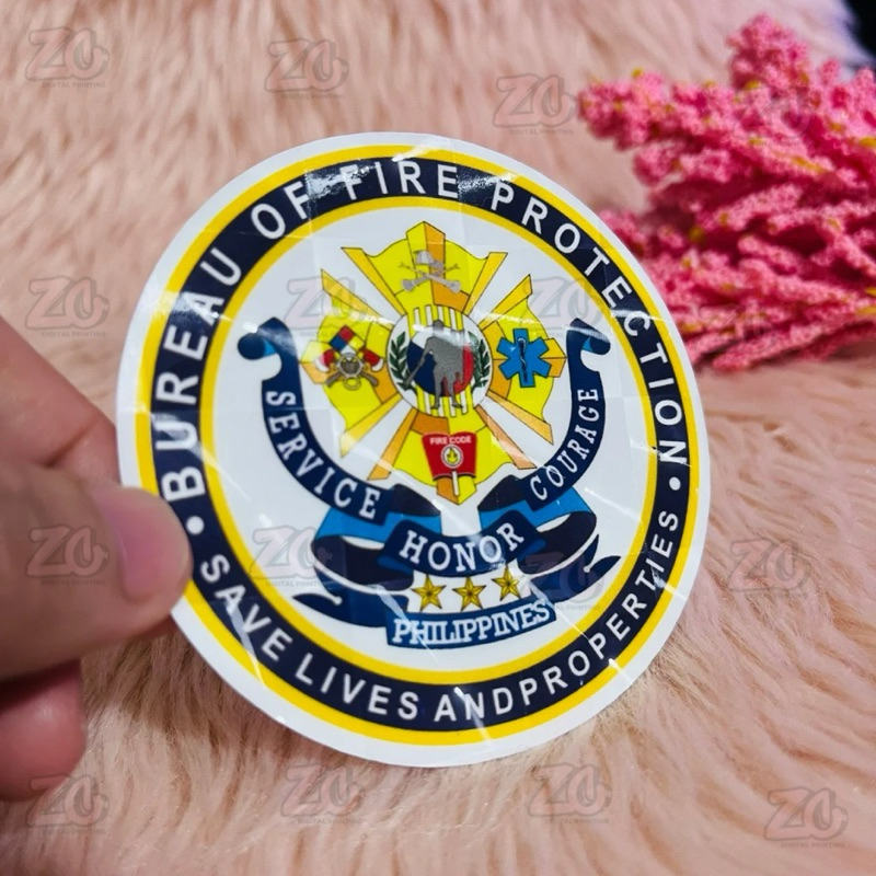 B F P Sticker Vinyl Waterproof Machine Cut Logo Sticker | Shopee ...