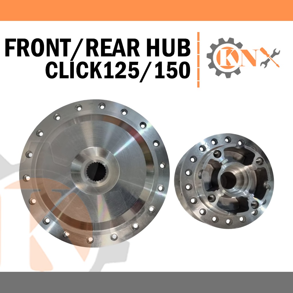 FRONT HUB AND REAR HUB SET FOR CLICK125 | Shopee Philippines