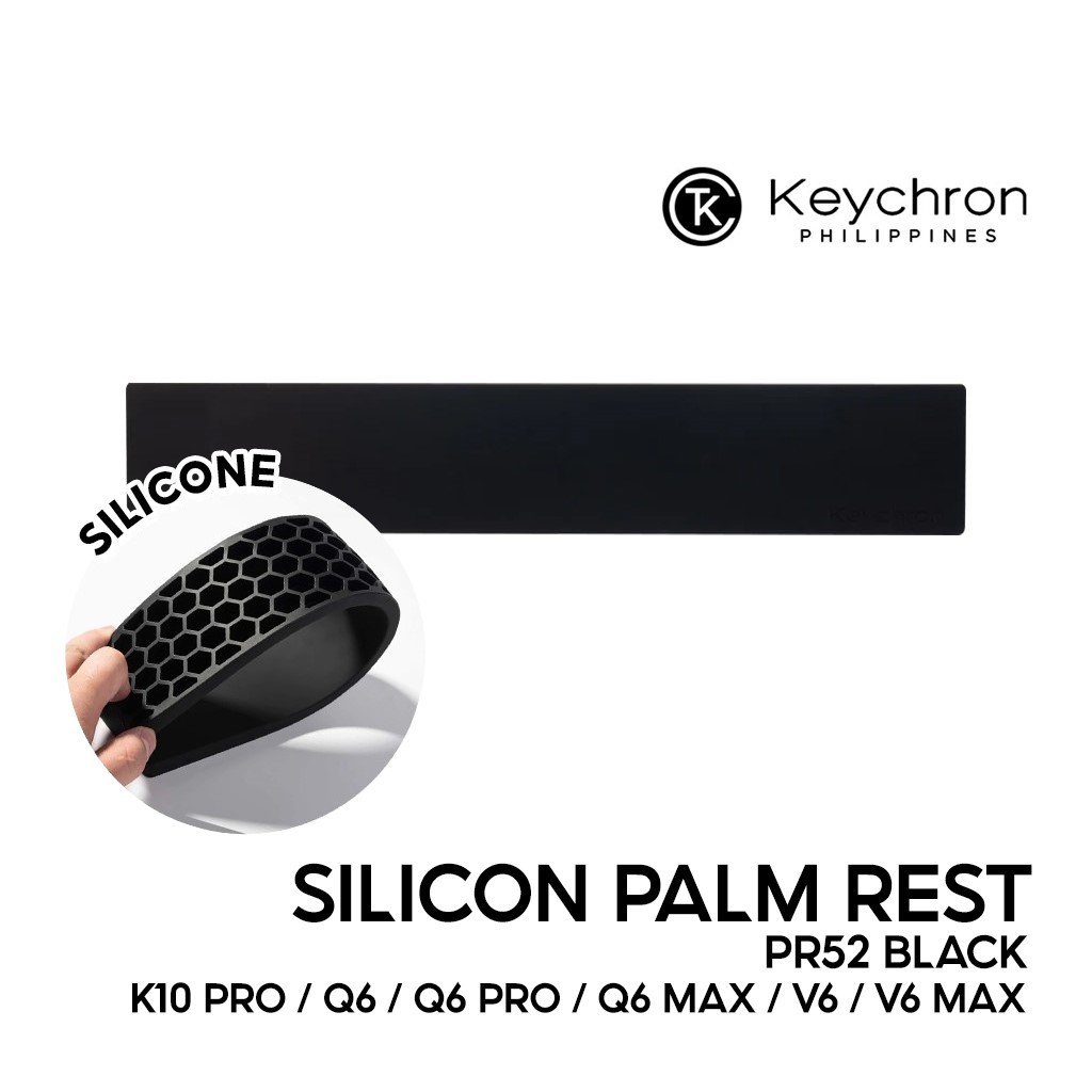 Keychron Silicone Palm Rest (For K10 Max / K10 HE (SPE) Q6 Pro / Q6 Max ...