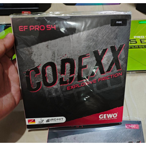 Gewo Codexx EF Pro 54 original table tennis rubber | Shopee Philippines