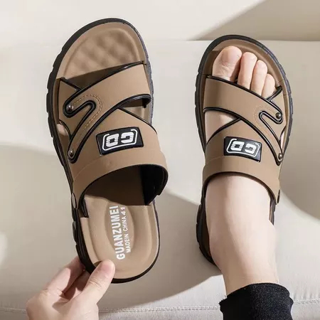 Islander Sandals for Men One Finger Slipper Non-slip Outdoor Fashion ...