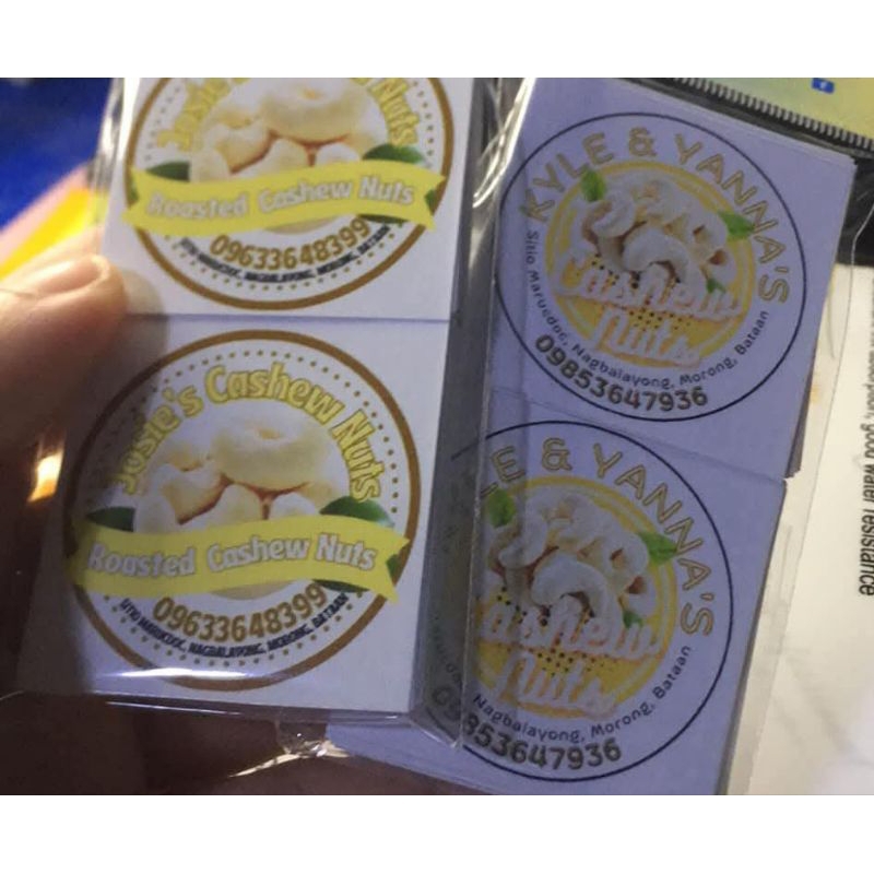 Sticker Label/Product Label/Sticker Logo Machine Cut | Shopee Philippines