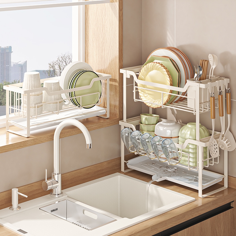 Multifunctional bowl kitchen organizer house 1-layer storage stainless ...