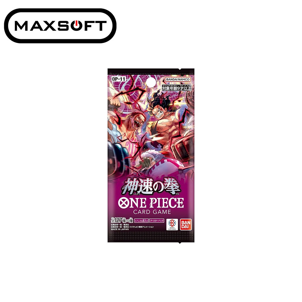 One Piece Booster Pack Cards Japan One Piece Card Game OP11 - A Fist Of  Divine Speed Booster Box (Factory Sealed)