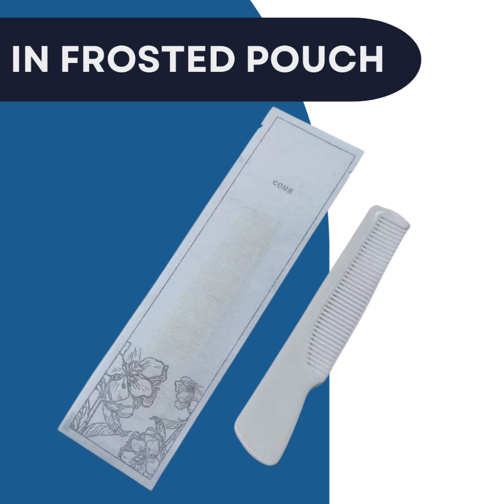 Hotel Supplies Disposable Comb Eco pouch (50 pcs ) ( 100 pcs ) | Shopee ...