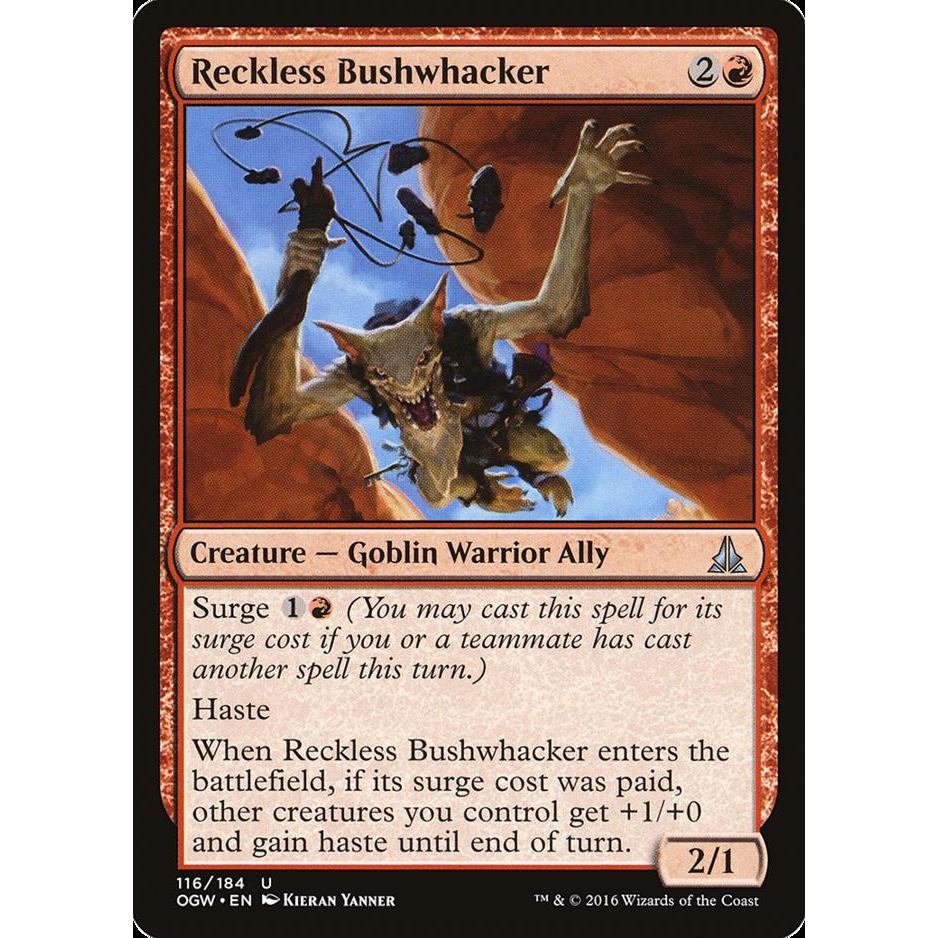 Magic: The Gathering Card - Reckless Bushwhacker (Oath Of The Gatewatch, Uncommon)