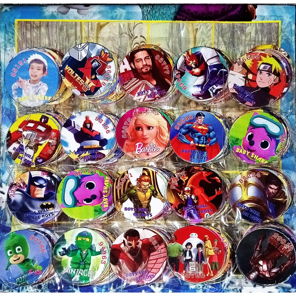 FS 867 10 pcs/set Pogs Assorted / Random Design | Shopee Philippines