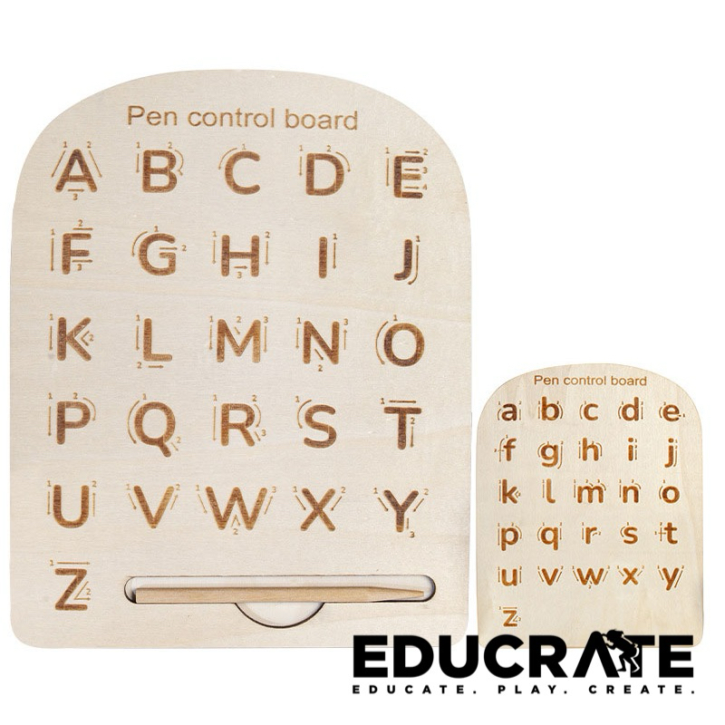 educratePH Wooden Compact Tracing Board (Letters, Numbers, Pre Writing ...