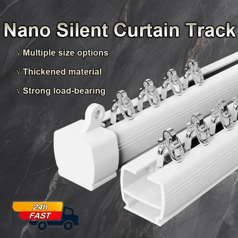 Curtain Track Rail Slide Adjustable Can Be Top Or Side Curtain Track ...