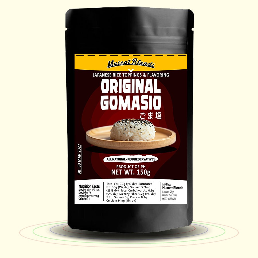 ORIGINAL GOMASHIO RICE TOPPING AND SEASONING BLEND 150g | Shopee ...