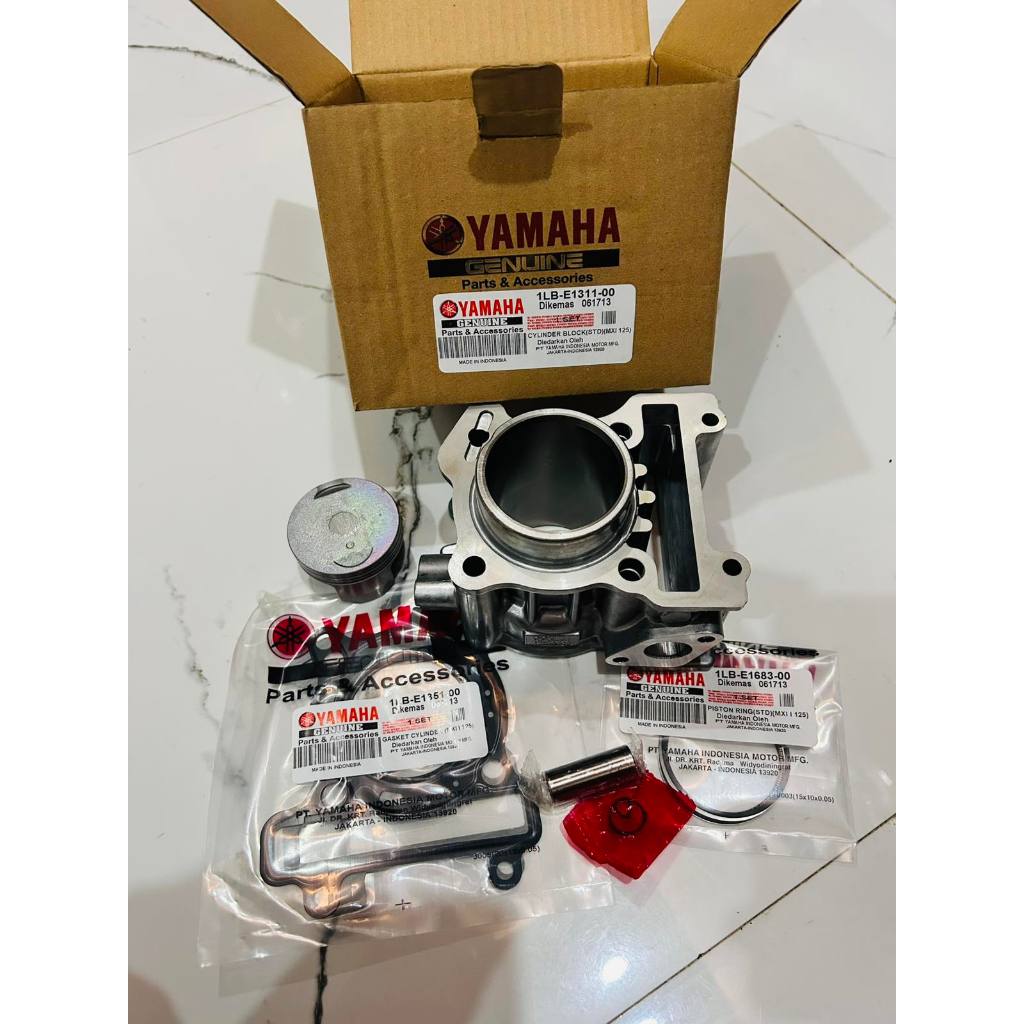 CYLINDER BLOCK SET YAMAHA MXI 125 FI STD GENUINE PARTS INDONESIA ...
