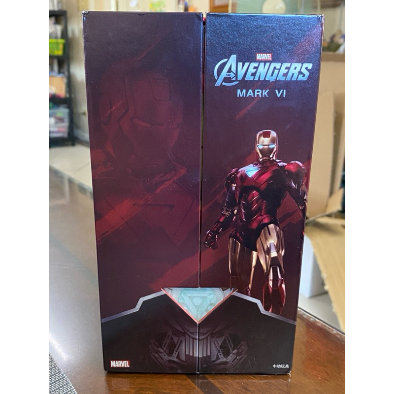 Original ZD Toys 1:10 Iron Man Action Figure 18cm Mark3 Tony Stark War armor Model collecting toys