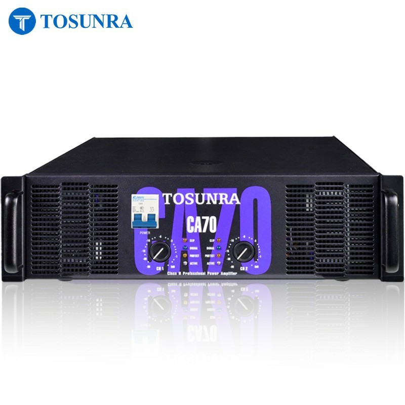 【TOSUNRA】 PURE COPPER/ALUMINUM POWER AMPLIFIER 1400W*2 Karaoke ...