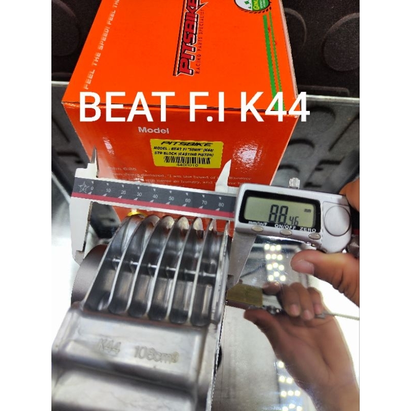 PITSBIKE STEEL BLOCK BEAT F.I 50MM & 55MM (KZL AND K44) | Shopee ...