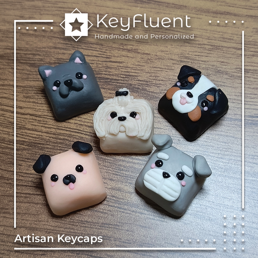 Dog Theme Handmade artisan Keycaps | Shopee Philippines