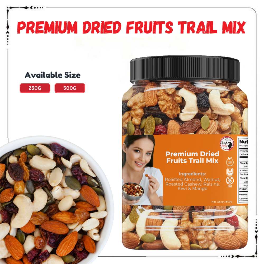 Premium Dried Fruits and Nuts - Trail Mix | 250g - 500g | Shopee ...