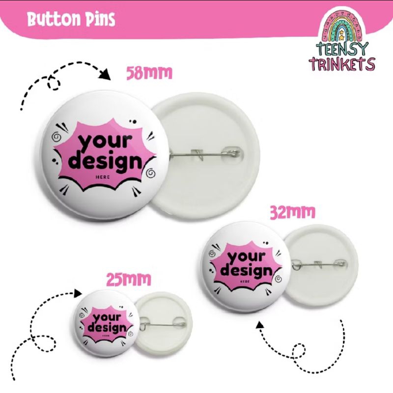 Button Pins Bulk 70pcs | Shopee Philippines