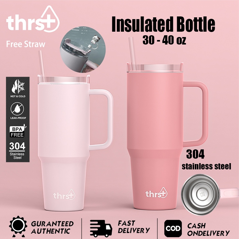 【COD】THRST tumbler With Handle Outdoor 900/1200ml Stainless Steel ...
