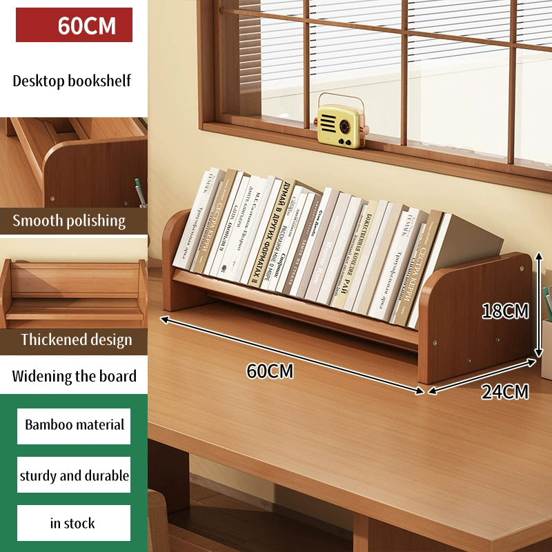 Desktop bookshelf, student storage rack, household desk storage rack ...