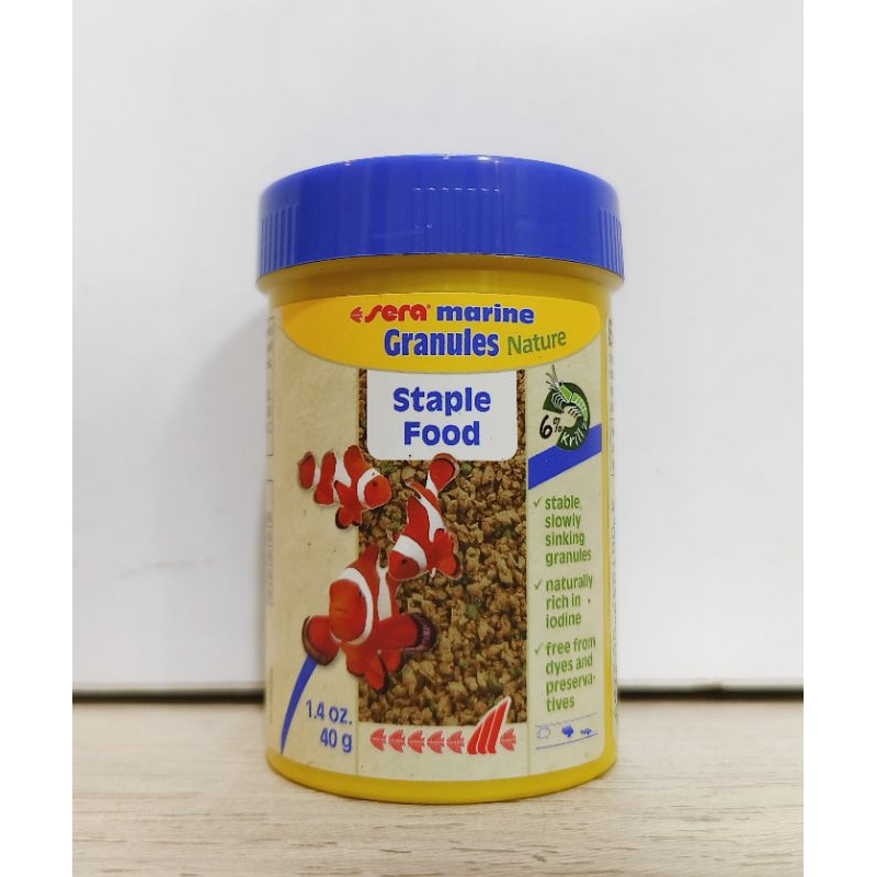 Sera Marine Granules Staple Fish Food 40g / 100g | Shopee Philippines