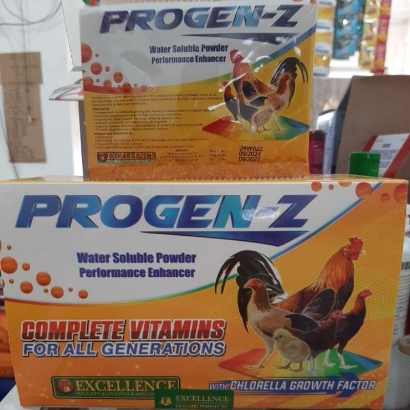 20grams Progen Z water soluble podwer complete vitamins for cocks ...